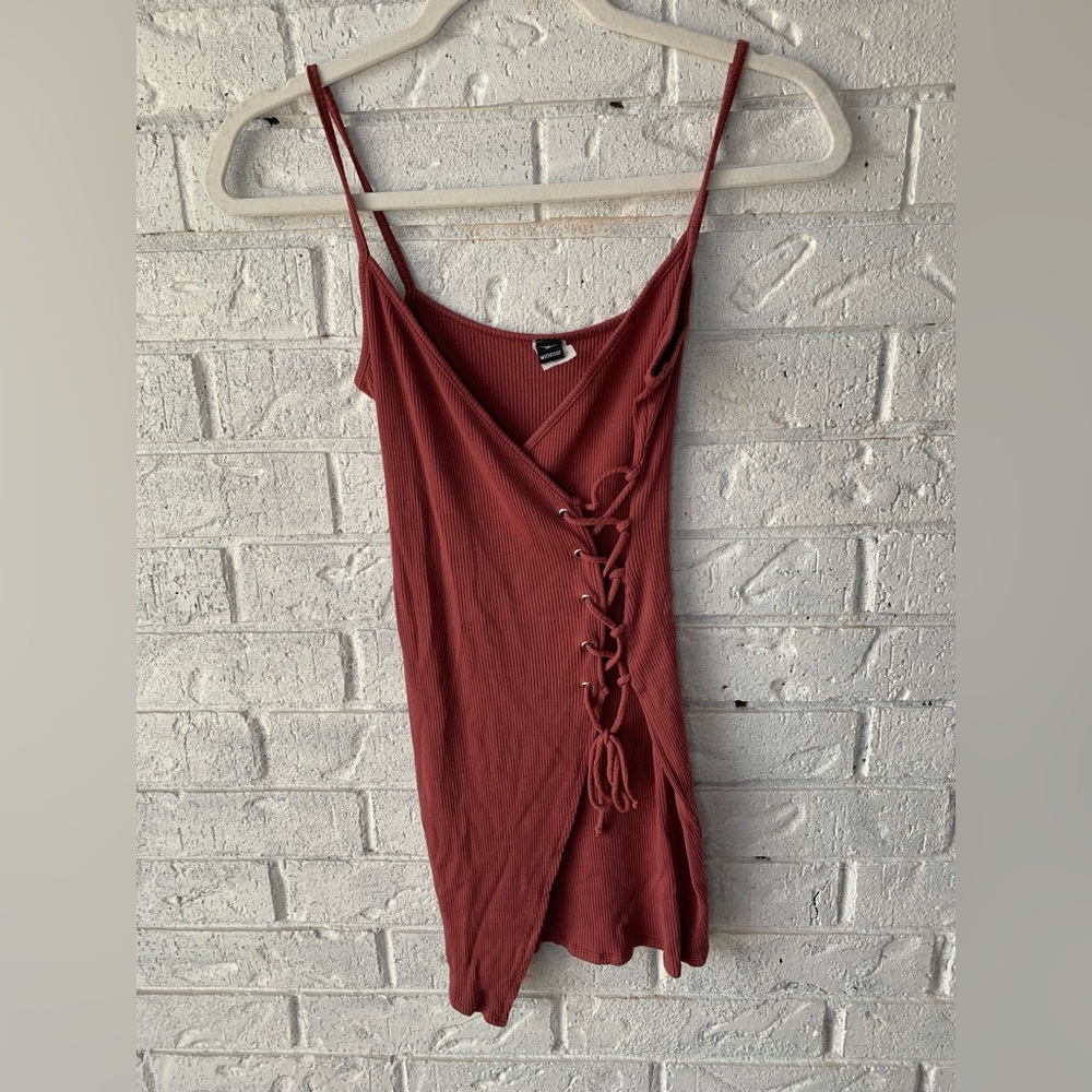 Dark dusty pinky bodycon dress